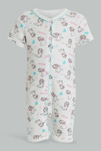 Load image into Gallery viewer, Redtag-Mint-Marrie-2-Piece-Pack-Romper-Rompers-Baby-0 to 12 Months
