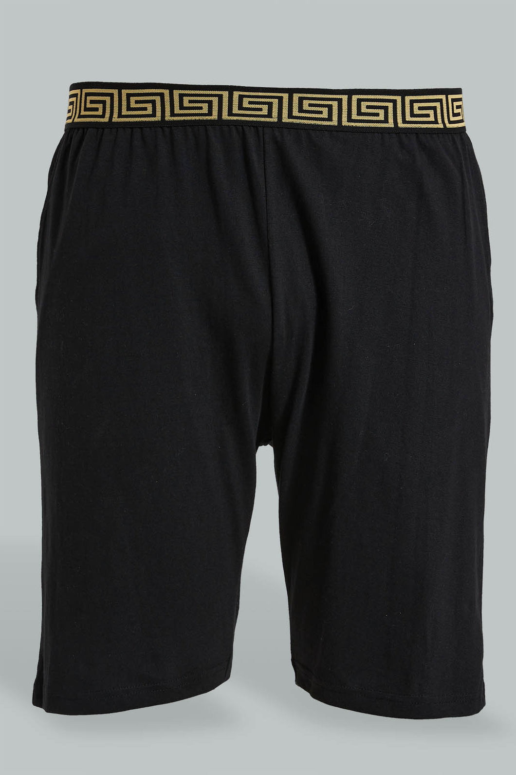 Redtag-Black-Pyjama-Shorts-Pyjama-Bottoms-Men's-