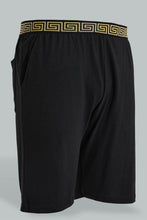 تنزيل الصورة على معرض الصور، Redtag-Black-Pyjama-Shorts-Pyjama-Bottoms-Men&#39;s-
