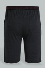 تنزيل الصورة على معرض الصور، Redtag-Charcoal-Pyjama-Shorts-Pyjama-Bottoms-Men&#39;s-
