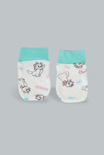 Load image into Gallery viewer, Redtag-Mint-Marie-Mittiens-&amp;-Booties-Set-Gift-Sets-Baby-0 to 12 Months
