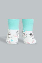 Load image into Gallery viewer, Redtag-Mint-Marie-Mittiens-&amp;-Booties-Set-Gift-Sets-Baby-0 to 12 Months
