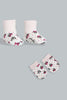 Redtag-Pink-Minnie-Mouse-Mittiens-&-Booties-Set-Gift-Sets-Baby-0 to 12 Months