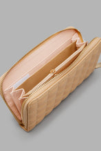 Load image into Gallery viewer, Redtag-Beige-Quilted-Purse-Purses-Women-
