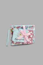 Load image into Gallery viewer, Redtag-Multi-Colour-Floral-Printed-Cosmetic-Pouches-Cosmetic-Pouches-Women-
