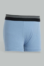 Load image into Gallery viewer, Redtag-Grey-Marl-/Blue--/-Charcoal3-Pack-Boxers-Boxers-Boys-2 to 8 Years
