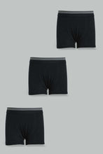 Load image into Gallery viewer, Redtag-Black-3-Pack-Boxers-Boxers-Boys-2 to 8 Years
