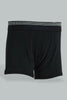 Black Boxer Short For Boys (Pack of 3)