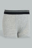 Grey Boxer Short For Boys (Pack of 3)