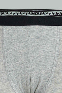 Grey Boxer Short For Boys (Pack of 3)