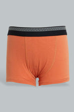 Load image into Gallery viewer, Redtag-Grey-Marl-/Orange-/Mint-3-Pack-Boxers-Boxers-Boys-2 to 8 Years
