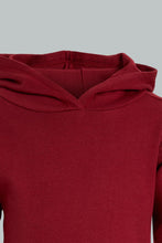Load image into Gallery viewer, Redtag-Burgundy-Hoody-Sweatshirts-Colour:Burgundy,-Filter:Infant-Boys-(3-to-24-Mths),-Infant-Boys-Sweatshirts,-New-In,-New-In-INB,-Non-Sale,-S22A,-Section:Kidswear-Infant-Boys-3 to 24 Months
