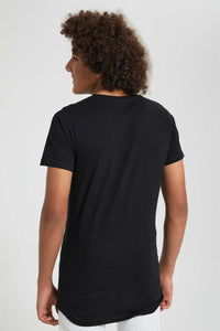 Redtag-Endless-Potential-Hd-Print-T-Shirt-All-Over-Prints-Senior-Boys-9 to 14 Years