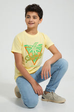 تنزيل الصورة على معرض الصور، Redtag-California-Hd-Print-T-Shirt-All-Over-Prints-Senior-Boys-9 to 14 Years
