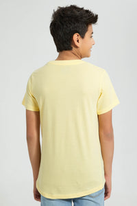 Redtag-California-Hd-Print-T-Shirt-All-Over-Prints-Senior-Boys-9 to 14 Years