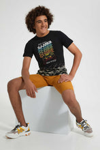 Load image into Gallery viewer, Redtag-C-Print-Controller-Hd-T-Shirt-All-Over-Prints-Senior-Boys-9 to 14 Years
