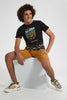 Redtag-C-Print-Controller-Hd-T-Shirt-All-Over-Prints-Senior-Boys-9 to 14 Years