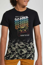 Load image into Gallery viewer, Redtag-C-Print-Controller-Hd-T-Shirt-All-Over-Prints-Senior-Boys-9 to 14 Years
