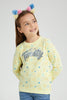 Redtag-Yellow-Printed-Tweety-SweaT-Shirt-Sweatshirts-Girls-2 to 8 Years