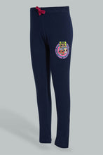 Load image into Gallery viewer, Redtag-Navy-Lol-Dolls-Print-Legging-Leggings-Girls-2 to 8 Years
