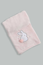 Load image into Gallery viewer, Redtag-Pink-Bunny-Fluffy-Blanket-Baby-Blankets-Baby-0 to 12 Months
