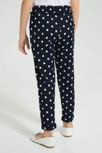 تنزيل الصورة على معرض الصور، Redtag-Navy-Printed-Spots-Trouser-Colour:Navy,-Filter:Girls-(2-to-8-Yrs),-Girls-Trousers,-New-In,-New-In-GIR,-Non-Sale,-S22B,-Section:Kidswear,-TBL-Girls-2 to 8 Years
