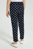 Redtag-Navy-Printed-Spots-Trouser-Colour:Navy,-Filter:Girls-(2-to-8-Yrs),-Girls-Trousers,-New-In,-New-In-GIR,-Non-Sale,-S22B,-Section:Kidswear,-TBL-Girls-2 to 8 Years