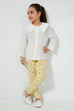 تنزيل الصورة على معرض الصور، Redtag-Yellow-Floral-Printed-Trouser-Colour:Yellow,-Filter:Girls-(2-to-8-Yrs),-Girls-Trousers,-New-In,-New-In-GIR,-Non-Sale,-S22B,-Section:Kidswear,-TBL-Girls-2 to 8 Years
