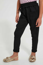 تنزيل الصورة على معرض الصور، Redtag-Black-Plain-Trouser-Trousers-Girls-2 to 8 Years
