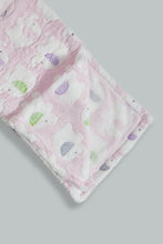 تنزيل الصورة على معرض الصور، Redtag-Pink-Elephant-Jacquard-Blanket-Baby-Blankets-Baby-0 to 12 Months
