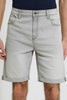 Redtag-Grey-5-Pocket-Denim-Shorts-Colour:Grey,-Filter:Men's-Clothing,-Men-Shorts,-New-In,-New-In-Men,-Non-Sale,-S22B,-Section:Men-Men's-