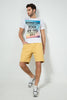 Redtag-Yellow-5-Pocket-Denim-Shorts-Colour:Yellow,-Filter:Men's-Clothing,-Men-Shorts,-New-In,-New-In-Men,-Non-Sale,-S22B,-Section:Men-Men's-