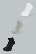 Load image into Gallery viewer, Redtag-Assorted-3Pk-Men&#39;S-Ankle-Socks-Ankle-Socks-Men&#39;s-
