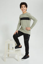 تنزيل الصورة على معرض الصور، Redtag-Black-Heat-Seal-Zip-Active-Pant-Joggers-Senior-Boys-9 to 14 Years
