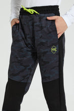 تنزيل الصورة على معرض الصور، Redtag-Black-C-Biker-Knee-Active-Pant-Joggers-Senior-Boys-9 to 14 Years
