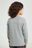 Redtag-Grey-Monster-Applique-Long-Sleeve-T-Shirt-Embellished-Boys-2 to 8 Years