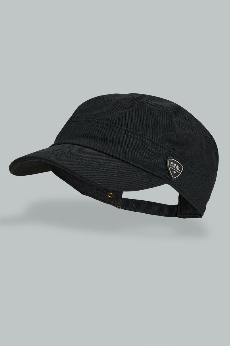 Redtag-Black-Cap-Caps-Men's-