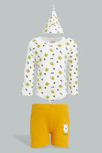 Load image into Gallery viewer, Redtag-Yellow-Winnie-The-Pooh-3Piece-Pack-Set-Colour:Yellow,-Filter:Baby-(0-to-12-Mths),-NBF-Gift-Sets,-New-In,-New-In-NBF,-Non-Sale,-S22B,-Section:Kidswear-Baby-0 to 12 Months
