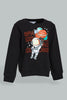 Redtag-Black-Space-Light-Weight-Terry-T-Shirt-Graphic-Prints-Infant-Boys-3 to 24 Months