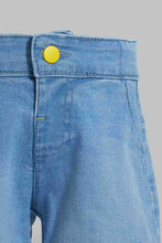 تنزيل الصورة على معرض الصور، Redtag-Light-Wash-Pull-On-Denim-Short-Denim-Shorts-Infant-Girls-3 to 24 Months
