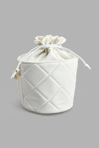 Redtag-White-Bucket-Bag-Colour:White,-Filter:Women's-Accessories,-New-In,-New-In-Women-ACC,-Non-Sale,-S22A,-Women-Handbags-Women-