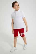 تنزيل الصورة على معرض الصور، Redtag-Red-Printed-Elasticated-Waist-Short-Active-Shorts-Boys-2 to 8 Years
