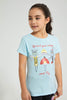 Redtag-Blue-Girl-Print-T-Shirt-Colour:Sky-Blue,-Filter:Girls-(2-to-8-Yrs),-Girls-T-Shirts,-New-In,-New-In-GIR,-Non-Sale,-S22B,-Section:Kidswear,-TBL-Girls-2 to 8 Years