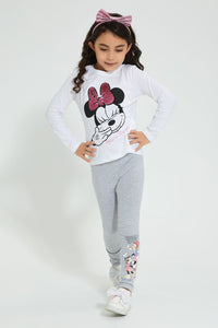 Grey Minnie & Daisy Legging