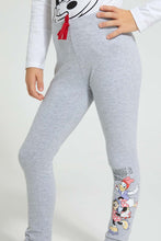 Load image into Gallery viewer, Grey Minnie &amp; Daisy Legging
