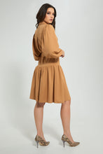 تنزيل الصورة على معرض الصور، Redtag-Beige-Midi-Dress-With-Belt-Dresses-Women&#39;s-0
