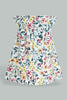 Redtag-Floral-Printed-Dresses-Infant-Girls-3 to 24 Months