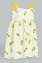 تنزيل الصورة على معرض الصور، Redtag-Strawberry-Printed-Strap-Dress-Dresses-Infant-Girls-3 to 24 Months

