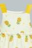 Redtag-Strawberry-Printed-Strap-Dress-Dresses-Infant-Girls-3 to 24 Months