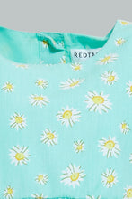 Load image into Gallery viewer, Redtag-Blue-Daisy-Printed-Sleeveless-Dress-Colour:Blue,-Filter:Infant-Girls-(3-to-24-Mths),-Infant-Girls-Dresses,-New-In,-New-In-ING,-Non-Sale,-S22B,-Section:Kidswear-Infant-Girls-3 to 24 Months
